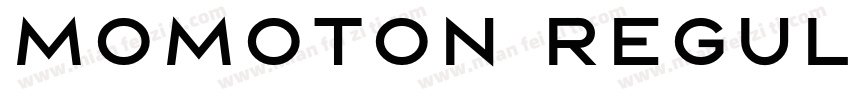 momoton regular字体转换